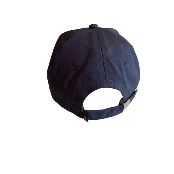 Vans Adjustable Baseball Cap Navy Blue Cotton Diamond Logo - Picture 4 of 6